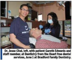 Dentist Bradford - Dentistry from the Heart 2012 | photo: Bradford Times