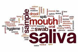 Saliva Oral Heath word cloud