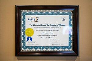 Award -BradfordFamilyDentistry-7966